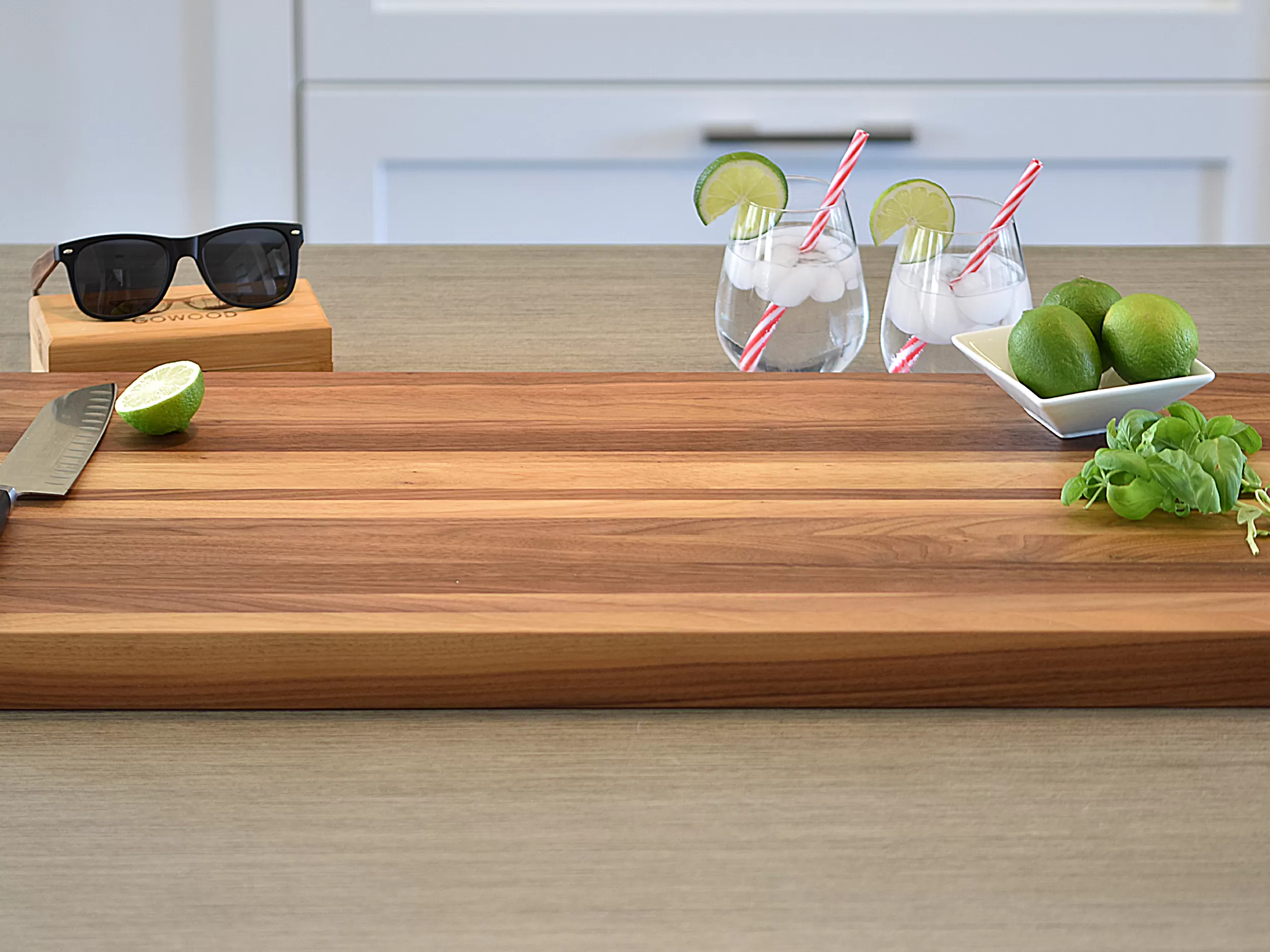 Walnut wood cutting board 30” X 14”